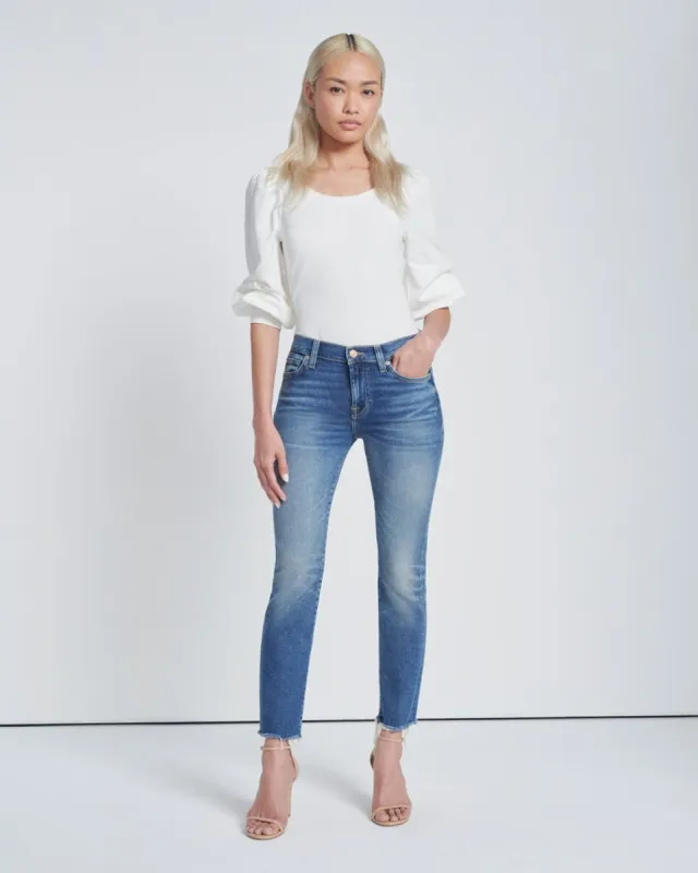 Luxe Vintage Roxanne Ankle in Petunia sold by 7 For All Mankind