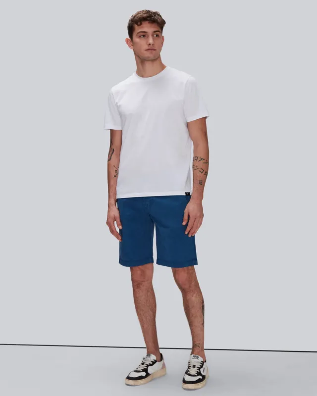 Airweft Twill Chino Short in Sea Bed sold by 7 For All Mankind