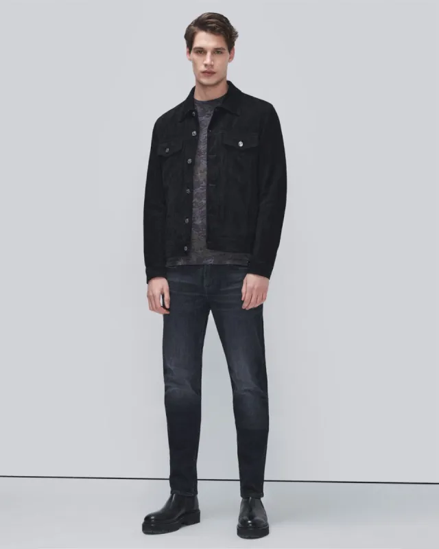 Earthkind Stretch Tek Slimmy Tapered in Untouched sold by 7 For All Mankind