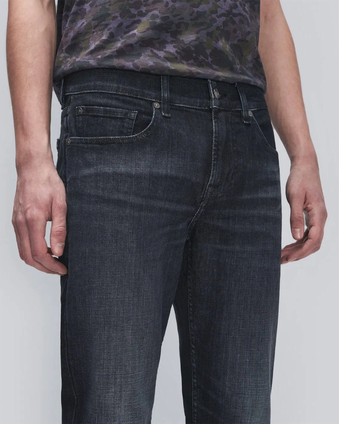 Earthkind Stretch Tek Slimmy Tapered in Untouched sold by 7 For All Mankind product image thumbnail 3