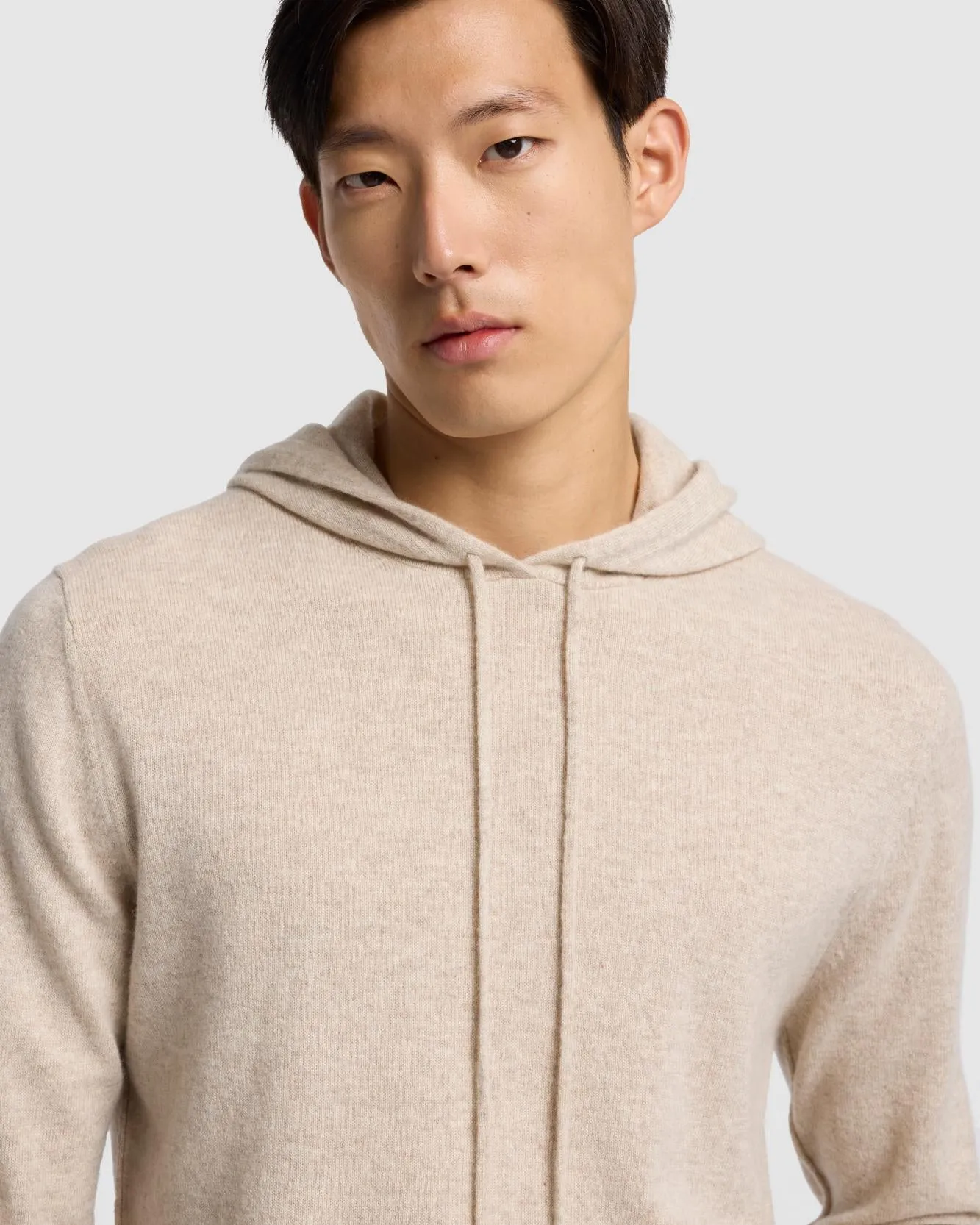 Cashmere Hoodie in Seashell sold by 7 For All Mankind product image thumbnail 3