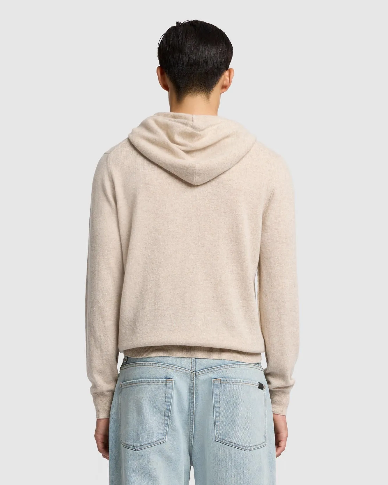 Cashmere Hoodie in Seashell sold by 7 For All Mankind product image thumbnail 4