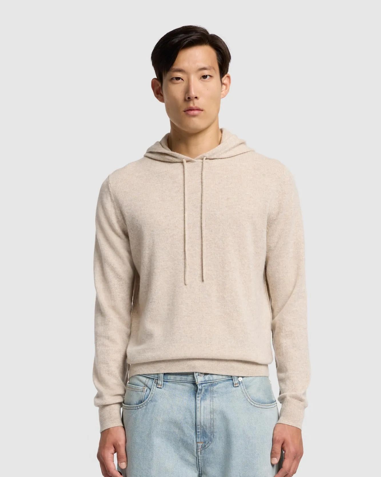 Cashmere Hoodie in Seashell sold by 7 For All Mankind