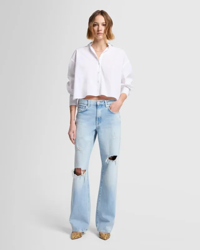 MANKIND Tess Trouser in Secret Keeper sold by 7 For All Mankind