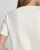 Everyday Crew Neck Tee in Antique White sold by 7 For All Mankind