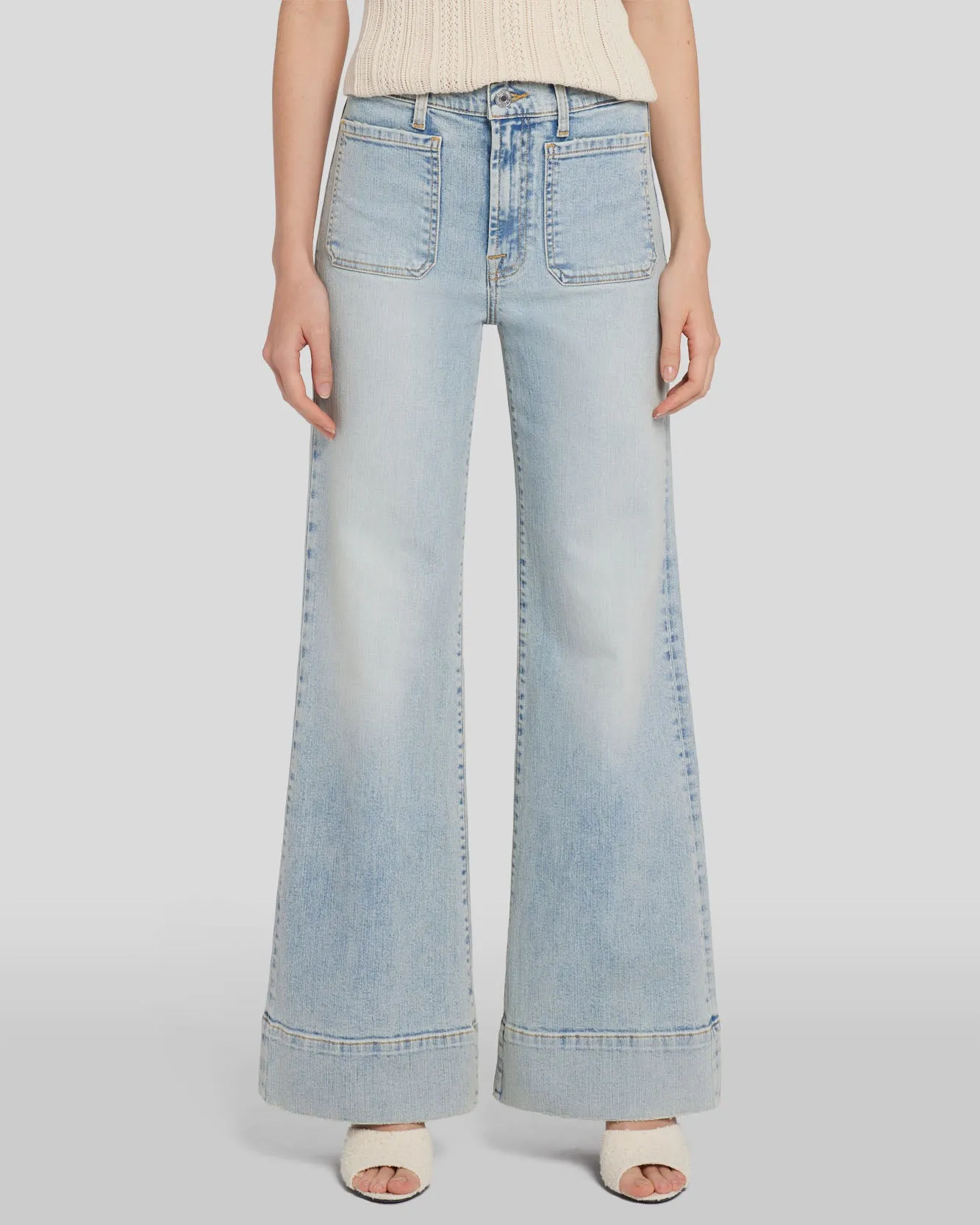 Tailorless Patch Pocket Modern Dojo in Pricila sold by 7 For All Mankind product image thumbnail 2