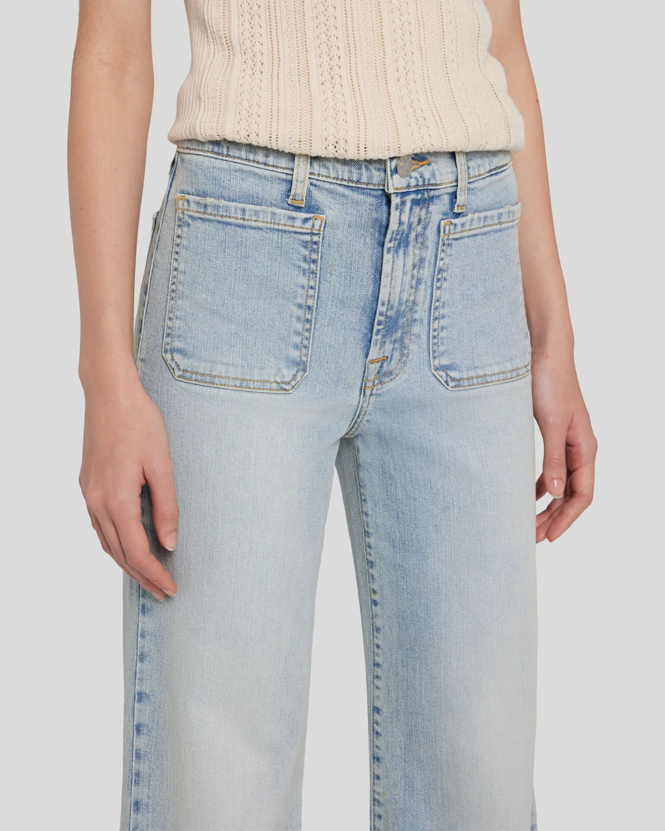 Tailorless Patch Pocket Modern Dojo in Pricila sold by 7 For All Mankind product image thumbnail 3