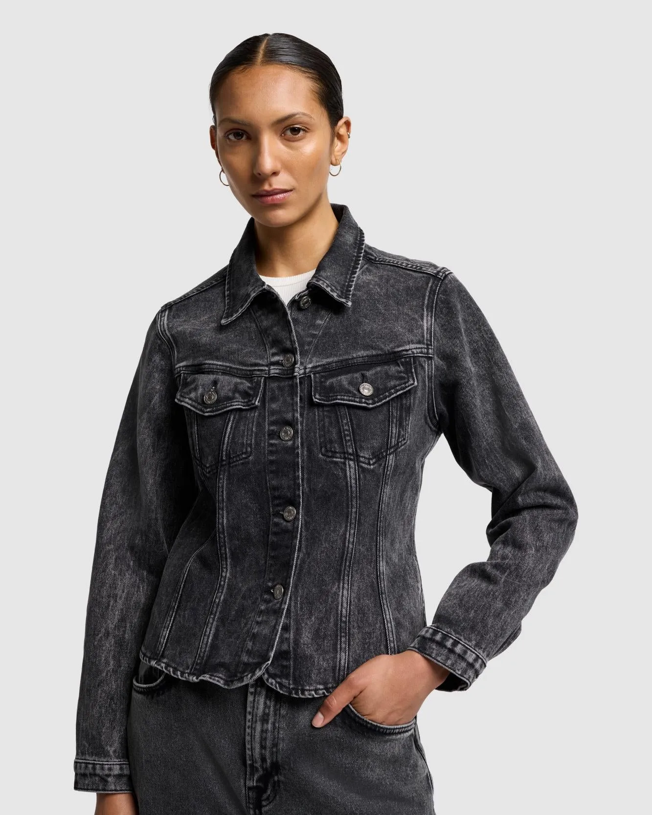 Mila Jacket in Ballad sold by 7 For All Mankind product image thumbnail 2