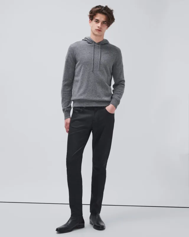 Coated Slimmy Tapered in Black sold by 7 For All Mankind