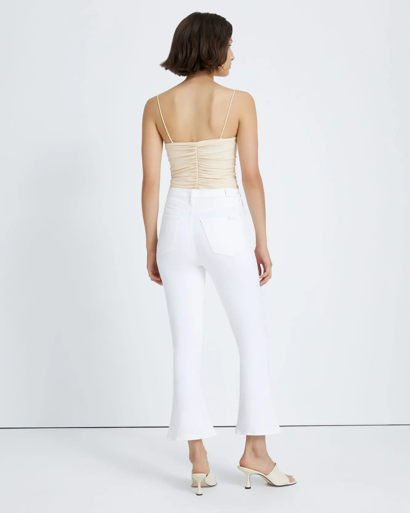 No Filter Ultra High Rise Skinny Kick in Clean White sold by 7 For All Mankind product image thumbnail 4