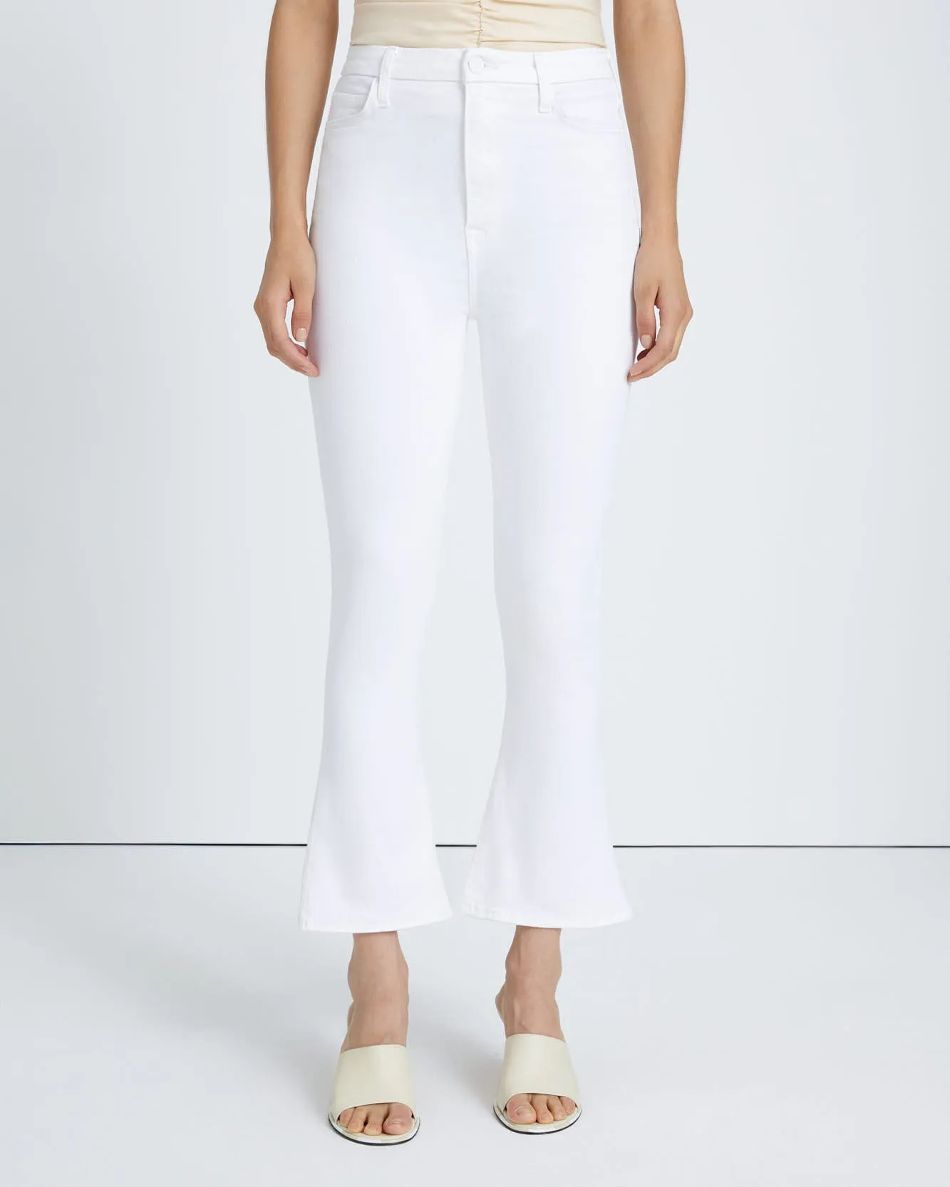 No Filter Ultra High Rise Skinny Kick in Clean White sold by 7 For All Mankind product image thumbnail 2