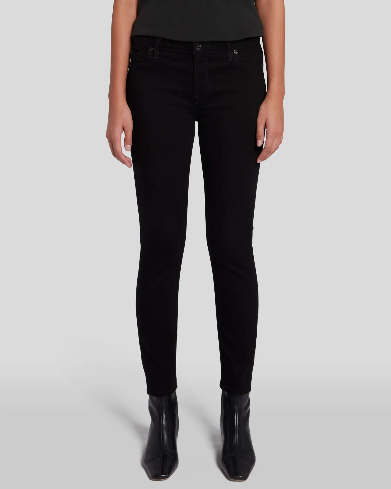B(air) Ankle Skinny in Rinsed Black sold by 7 For All Mankind product image thumbnail 2