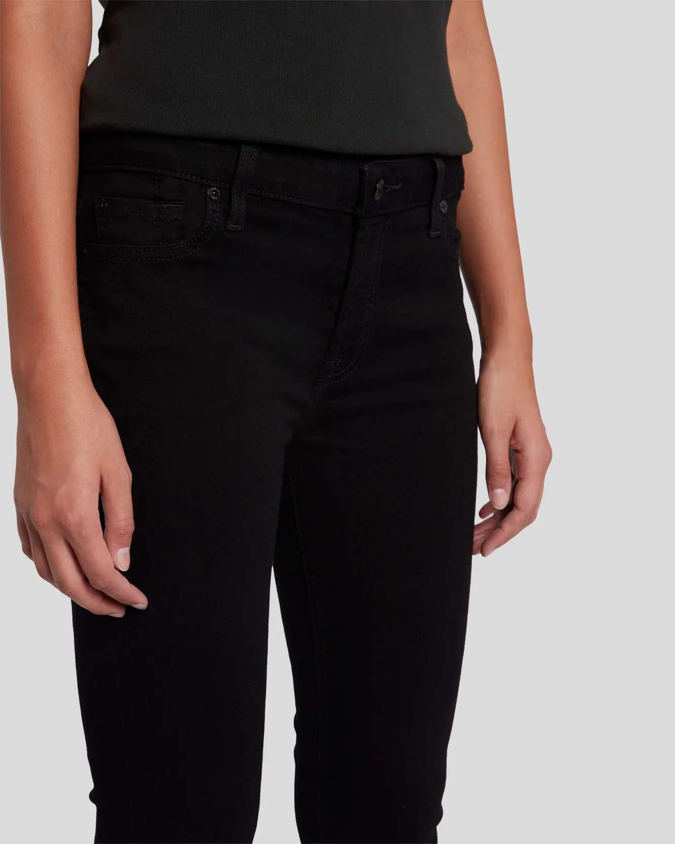 B(air) Ankle Skinny in Rinsed Black sold by 7 For All Mankind product image thumbnail 3