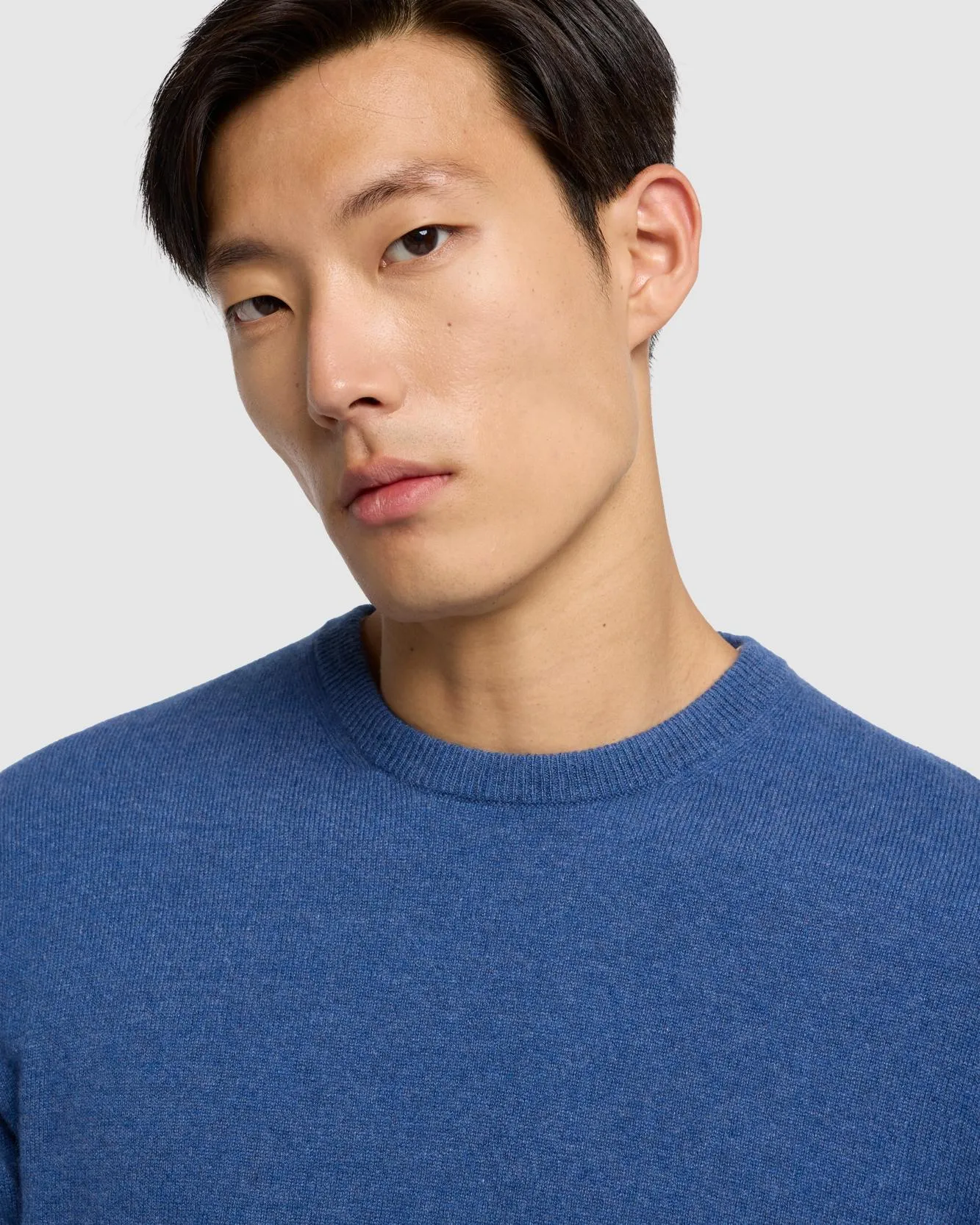 Cashmere Crew in Denim sold by 7 For All Mankind product image thumbnail 3