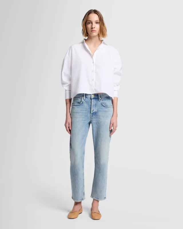 MANKIND Julia Boyfriend Jean in Serenade sold by 7 For All Mankind