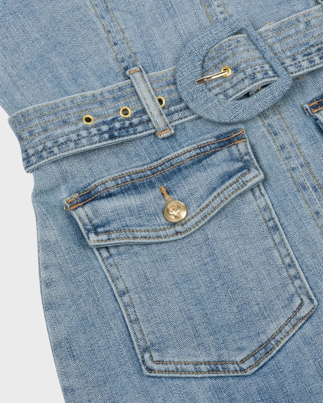 Patch Pocket Dress In Trio sold by 7 For All Mankind product image thumbnail 3