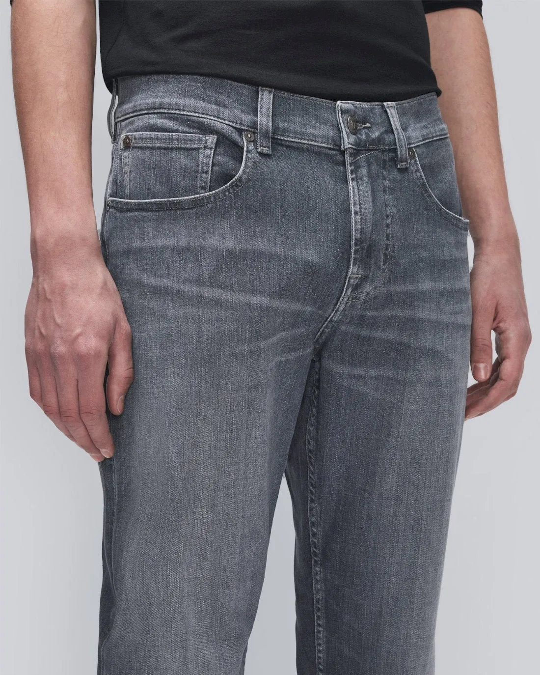 Earthkind Stretch Tek Slimmy Tapered in Pristine sold by 7 For All Mankind product image thumbnail 3
