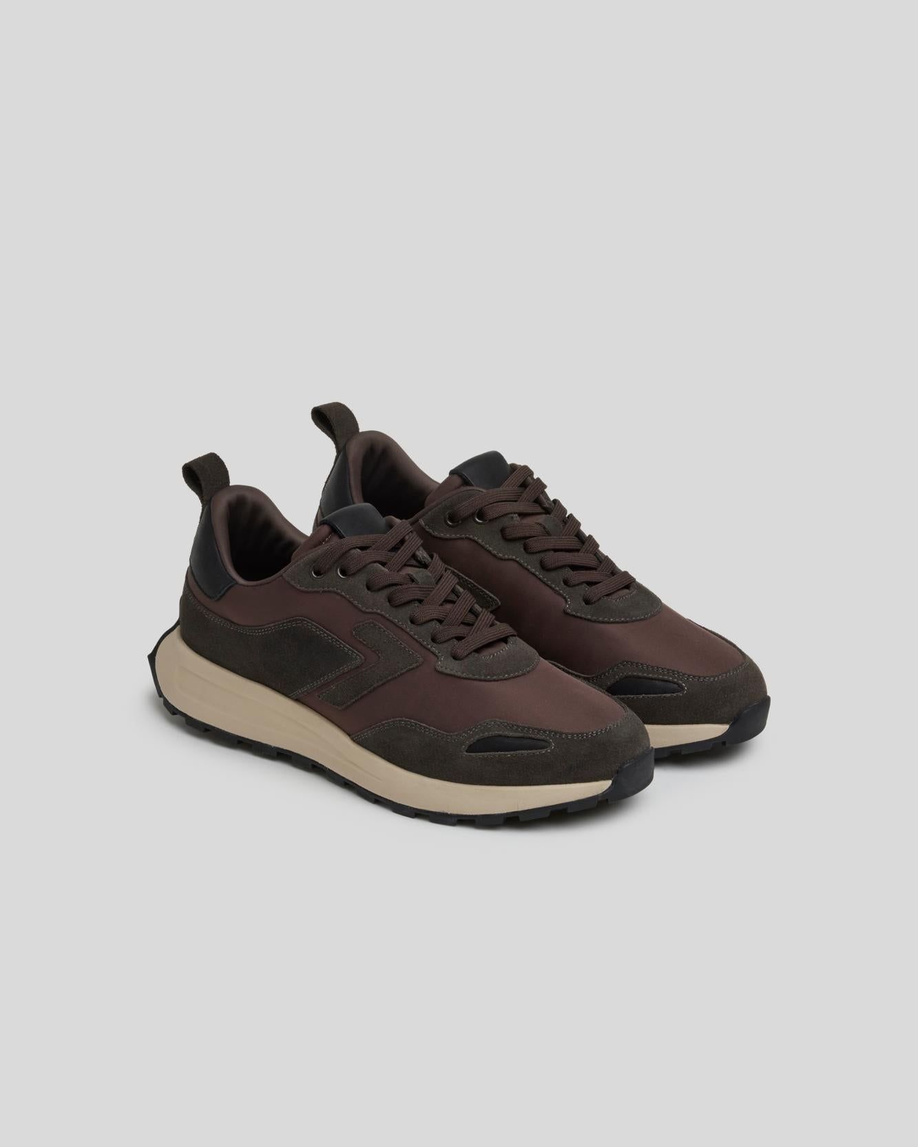 Running Sneaker in Dark Brown sold by 7 For All Mankind