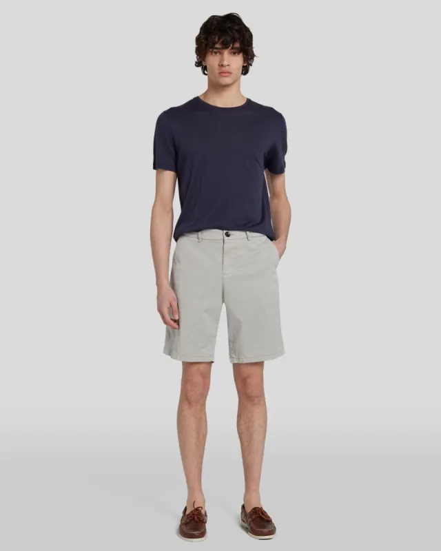 Weightless Chino Short in Gentle Gray sold by 7 For All Mankind