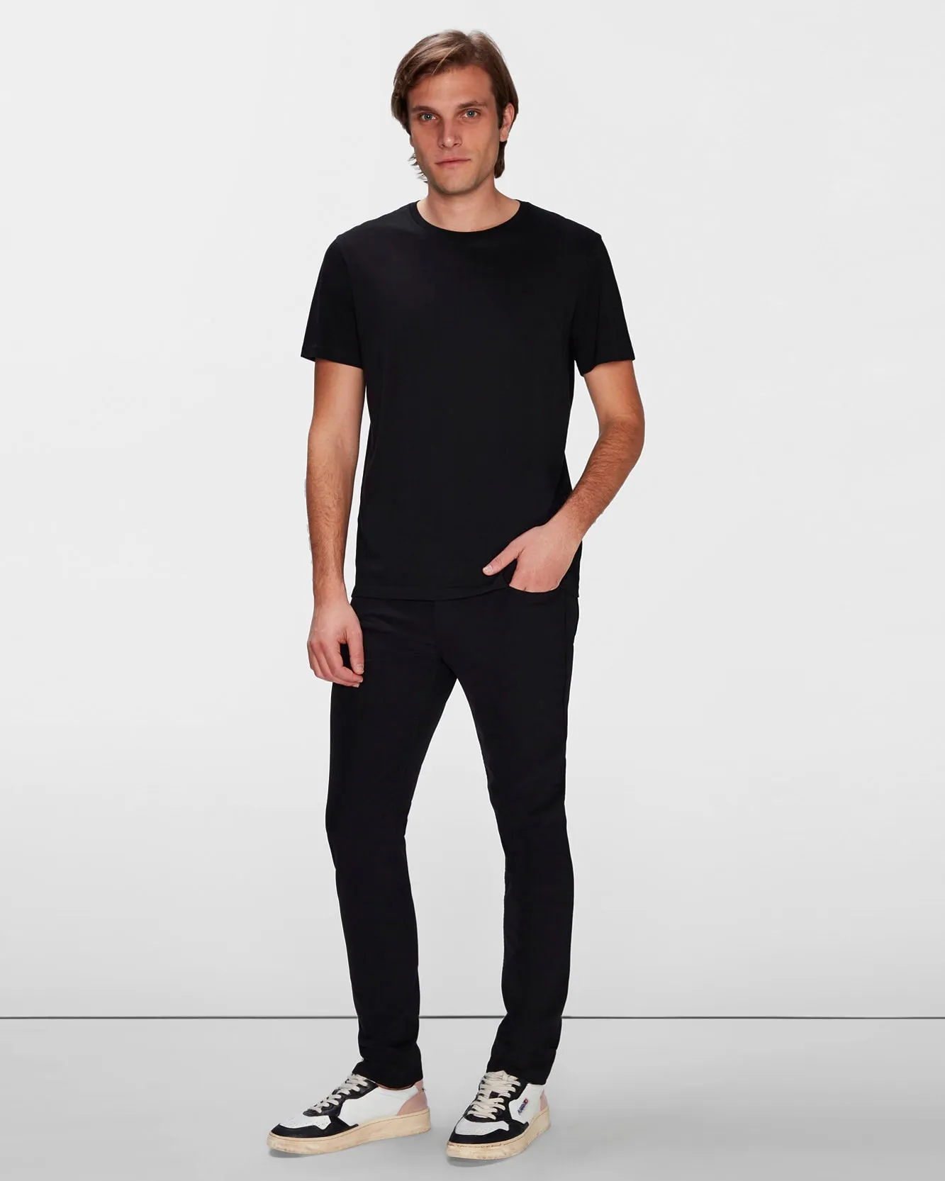 Tech Series Slimmy Tapered in Black sold by 7 For All Mankind