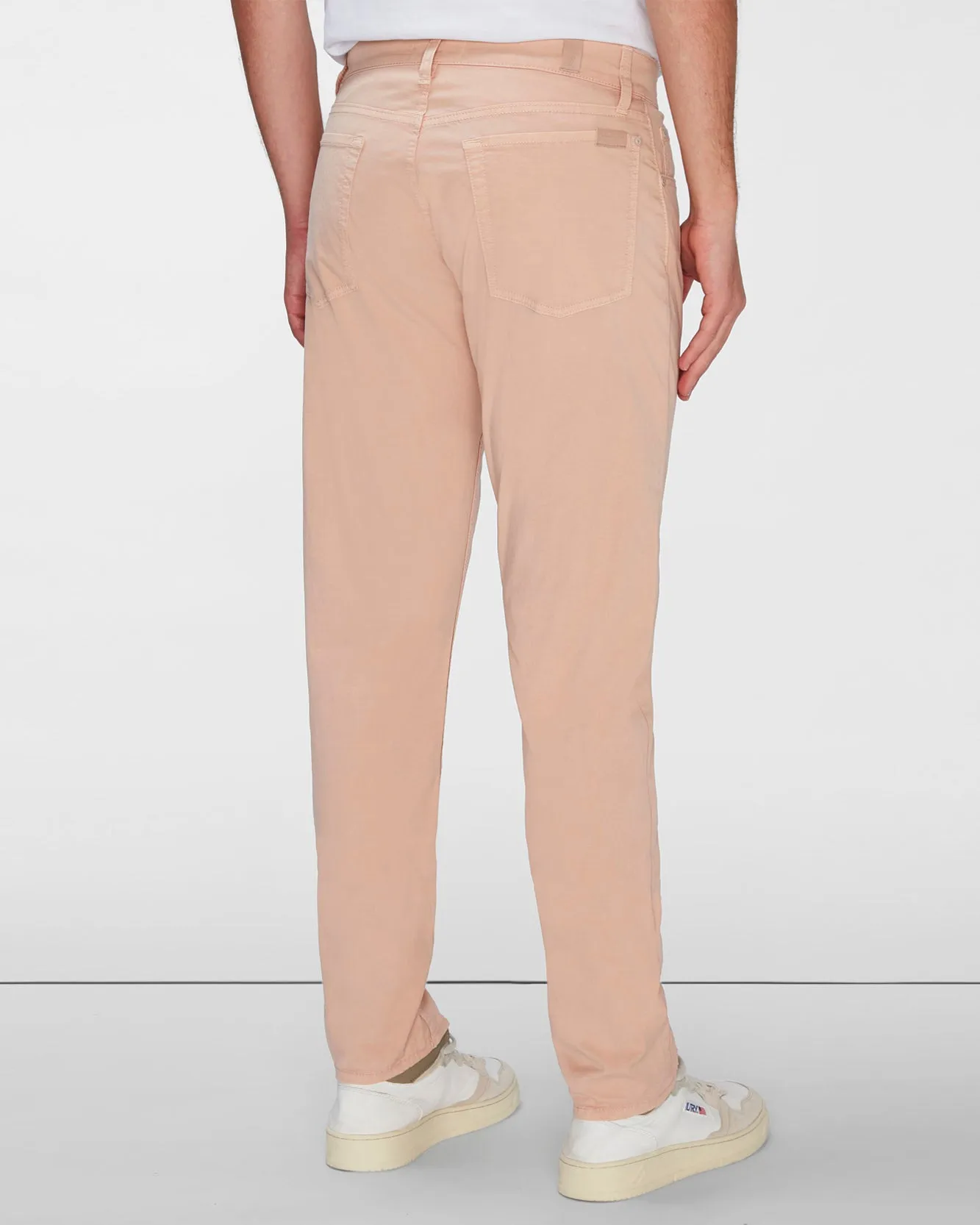 Airweft Twill Adrien 5 Pocket in Tangerine sold by 7 For All Mankind product image thumbnail 4