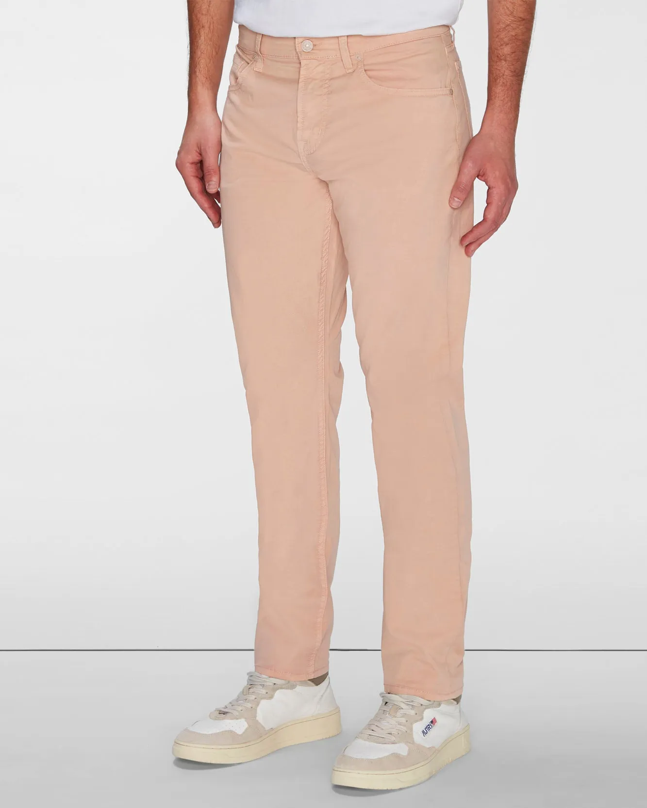 Airweft Twill Adrien 5 Pocket in Tangerine sold by 7 For All Mankind product image thumbnail 2