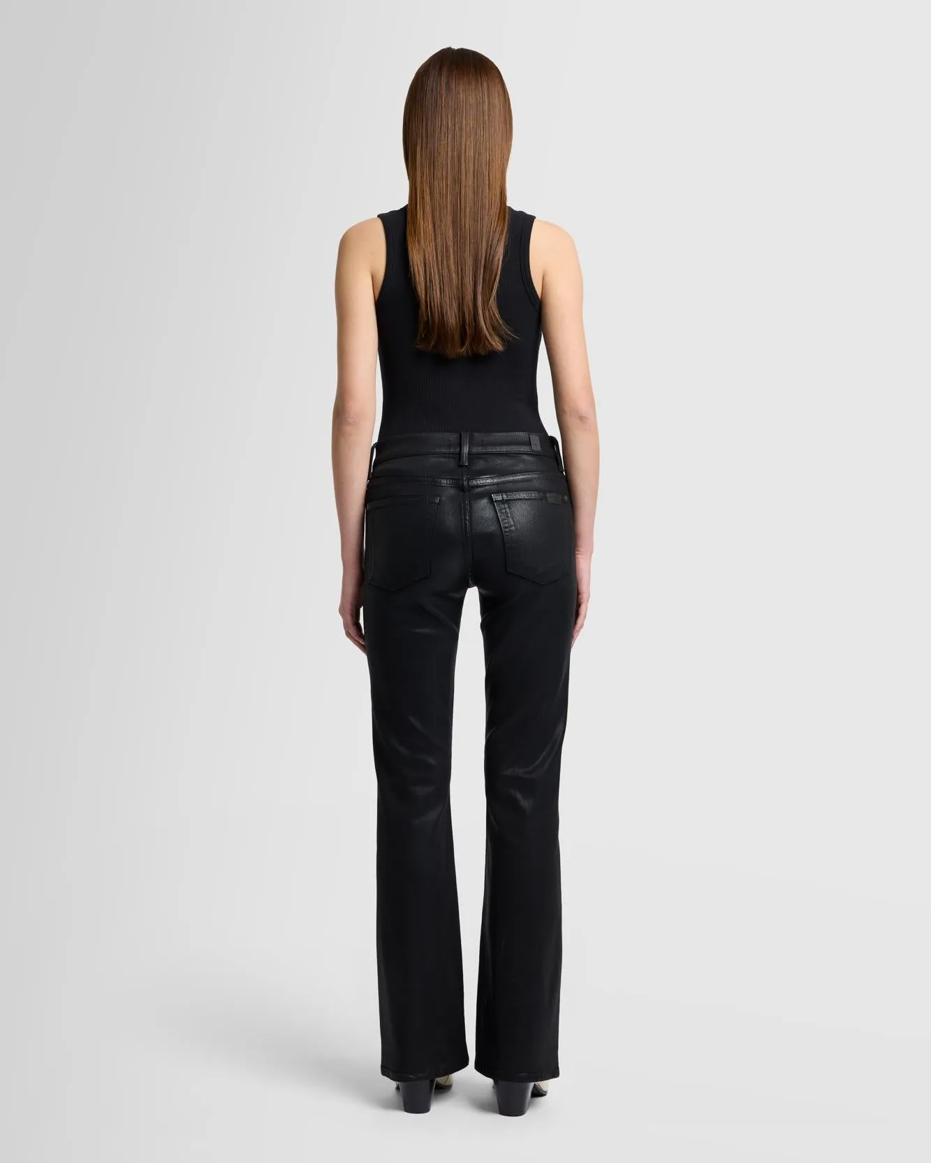 Tailorless Coated Bootcut in Black sold by 7 For All Mankind product image thumbnail 4