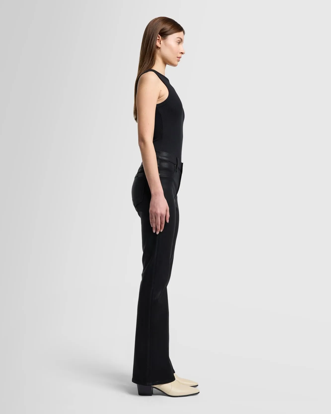 Tailorless Coated Bootcut in Black sold by 7 For All Mankind product image thumbnail 5
