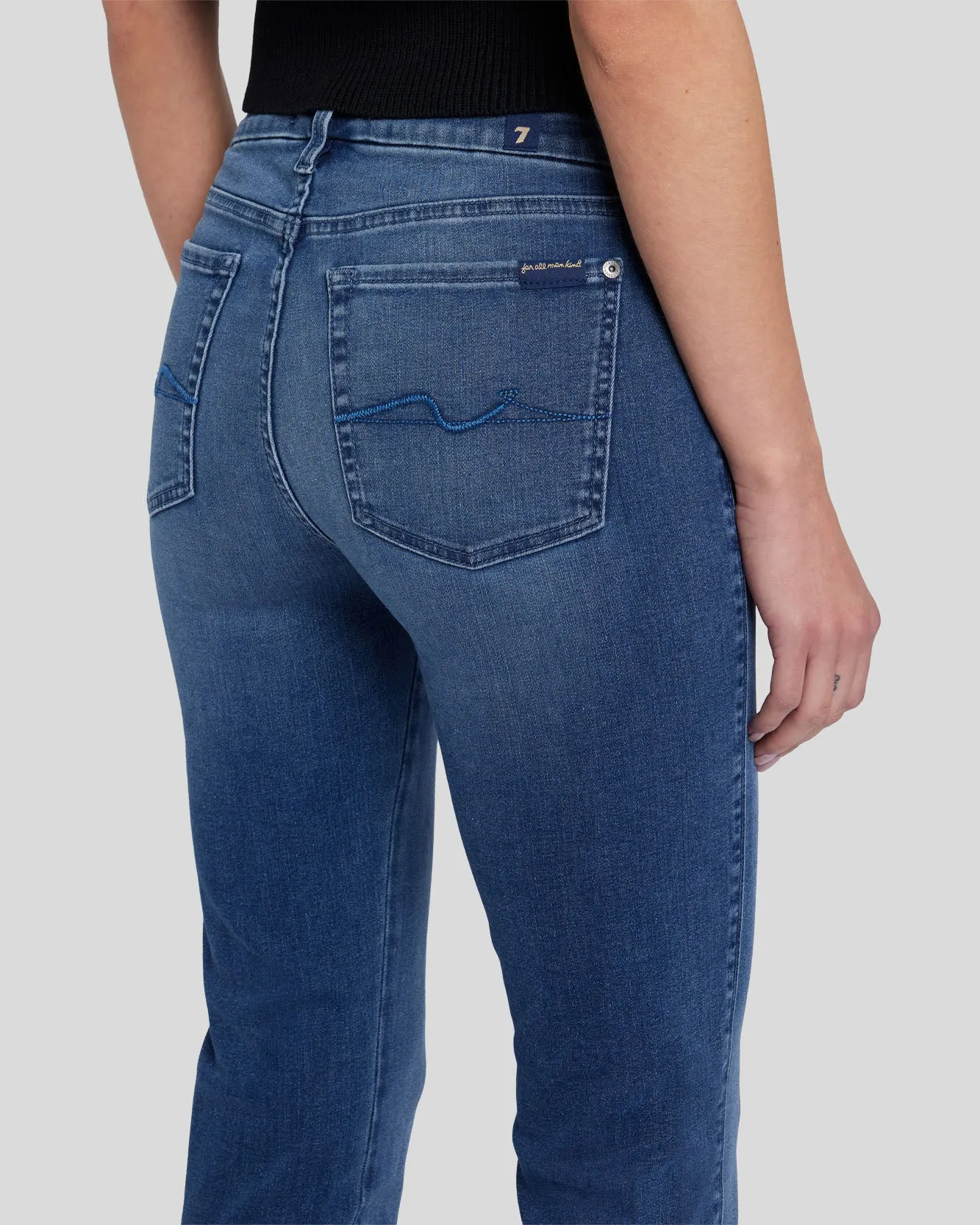 B(air) Kimmie Straight in Virtual sold by 7 For All Mankind product image thumbnail 2