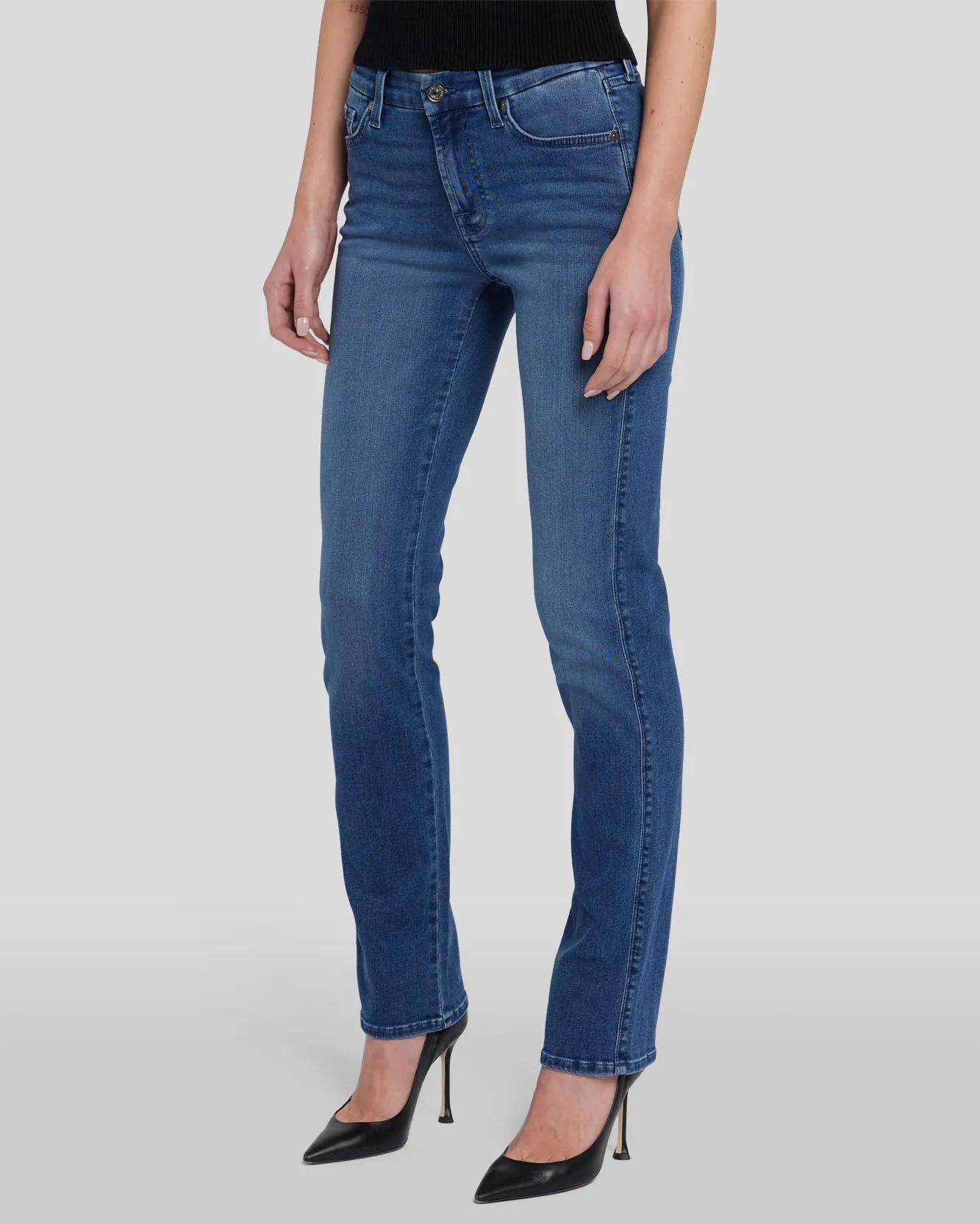 B(air) Kimmie Straight in Virtual sold by 7 For All Mankind product image thumbnail 3
