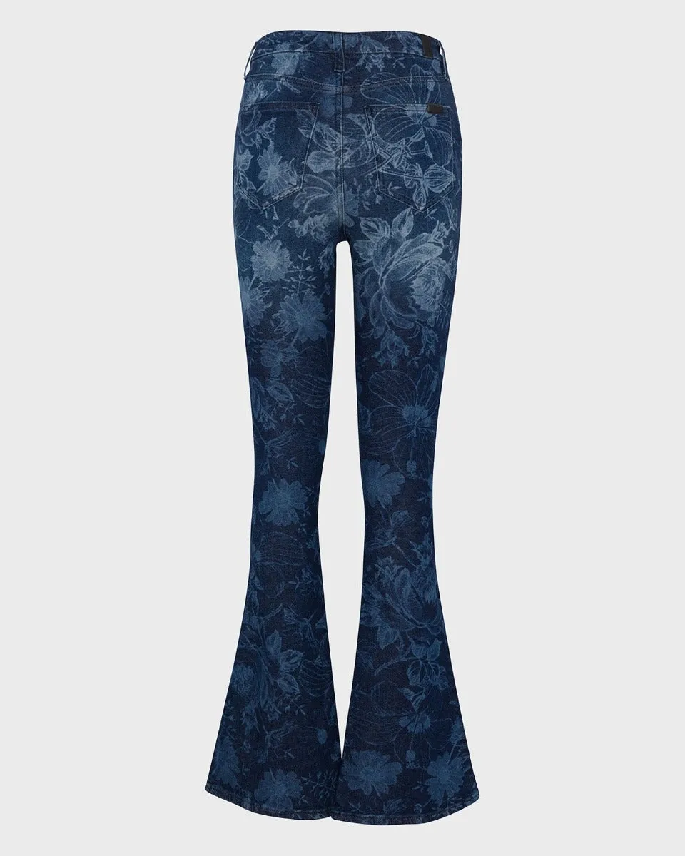Ultra High Rise Skinny Bootcut In Fairytale Floral Indigo sold by 7 For All Mankind product image thumbnail 2