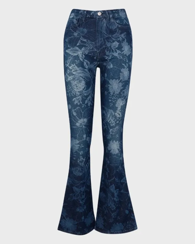 Ultra High Rise Skinny Bootcut In Fairytale Floral Indigo sold by 7 For All Mankind