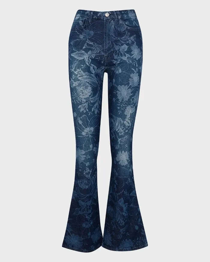Ultra High Rise Skinny Bootcut In Fairytale Floral Indigo sold by 7 For All Mankind