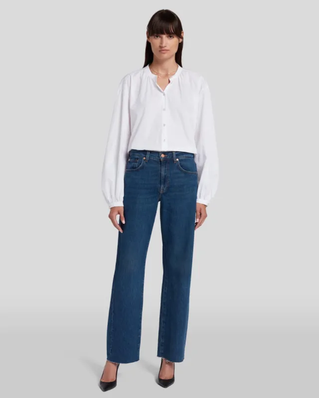 MANKIND Tess Trouser in Bluebell sold by 7 For All Mankind