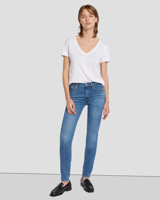 Slim Illusion High Waist Skinny In Stride sold by 7 For All Mankind
