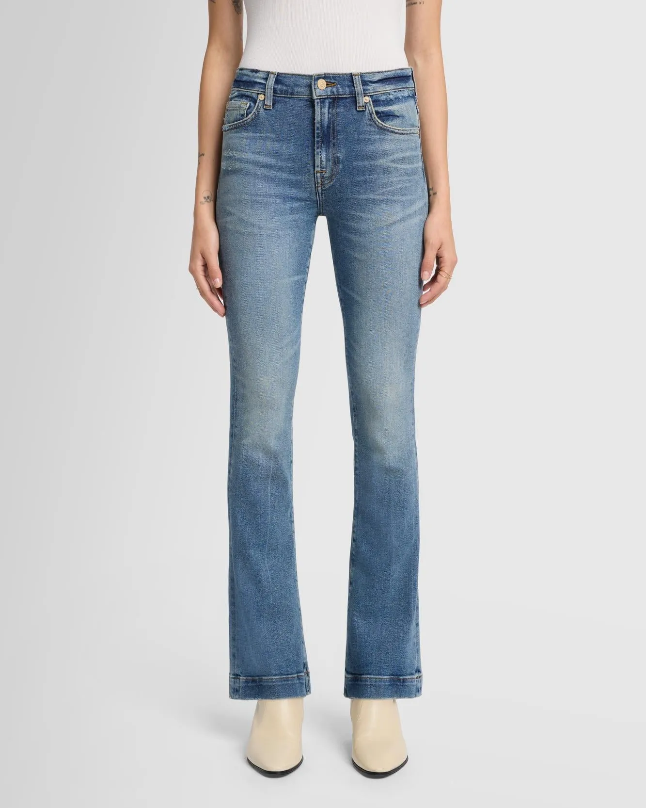 Tailorless Luxe Vintage Bootcut in Panorama sold by 7 For All Mankind product image thumbnail 2