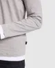 Luxe Performance Long Sleeve Tee in Grey Melange sold by 7 For All Mankind