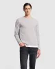 Luxe Performance Long Sleeve Tee in Grey Melange sold by 7 For All Mankind