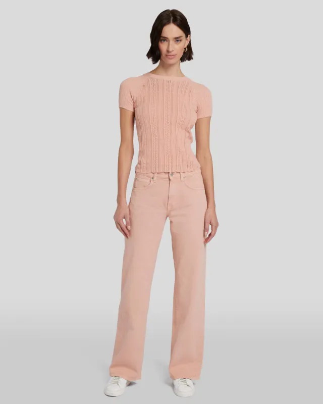MANKIND Tess Trouser in Spanish Villa sold by 7 For All Mankind