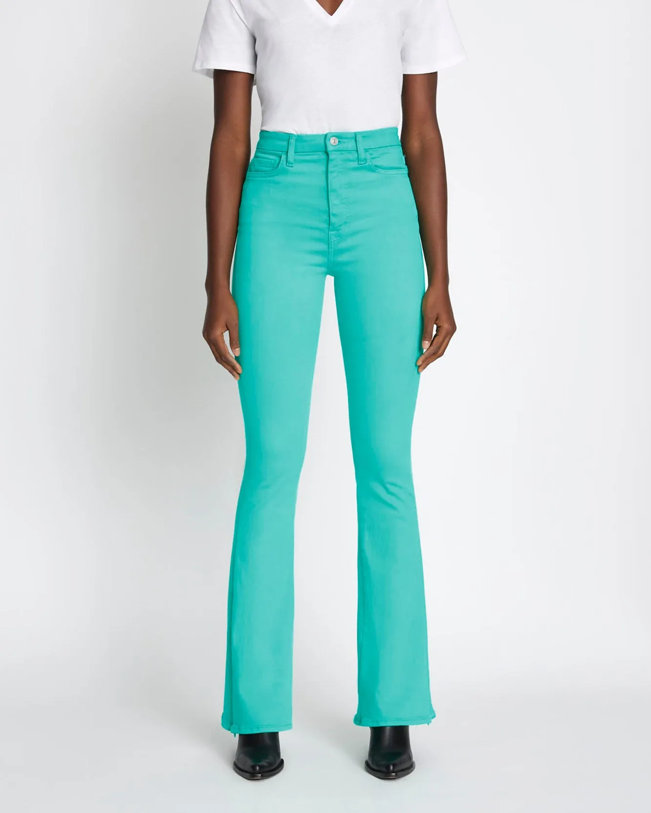 Tailorless No Filter UHR Skinny Bootcut in Atlantis sold by 7 For All Mankind product image thumbnail 2