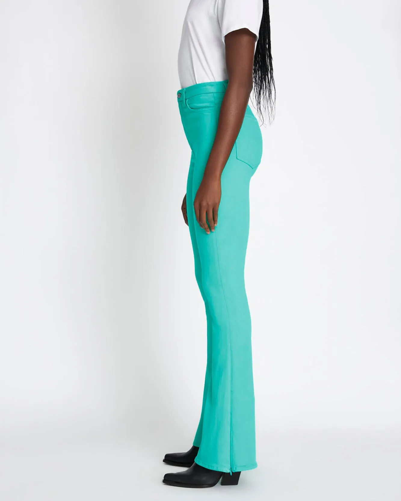 Tailorless No Filter UHR Skinny Bootcut in Atlantis sold by 7 For All Mankind product image thumbnail 3