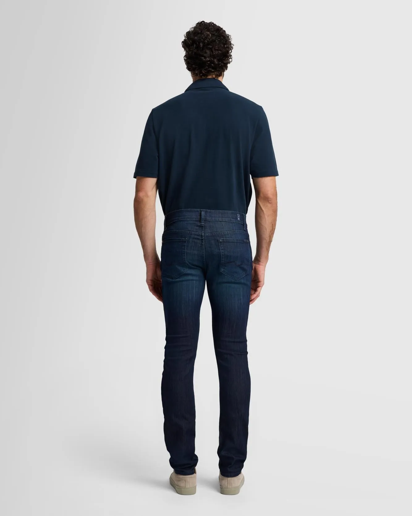 Airweft Denim Paxtyn Skinny in Perennial sold by 7 For All Mankind product image thumbnail 4