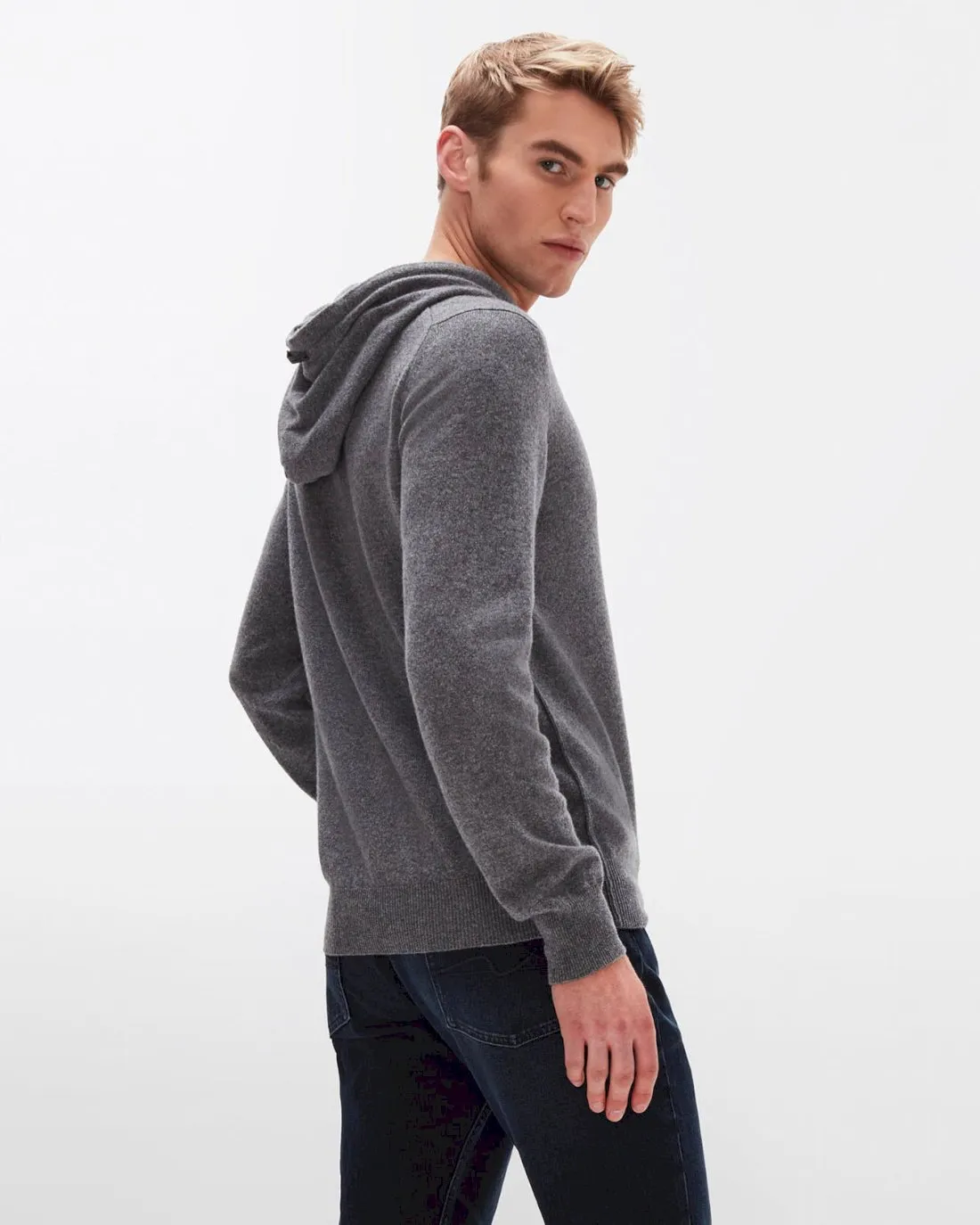 Cashmere Hoodie in Grey sold by 7 For All Mankind product image thumbnail 4
