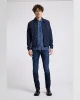 Luxe Performance Perfect Trucker Jacket in Maestro sold by 7 For All Mankind