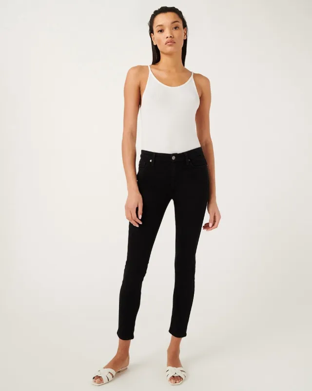 B(air) Denim Ankle Skinny in Black sold by 7 For All Mankind