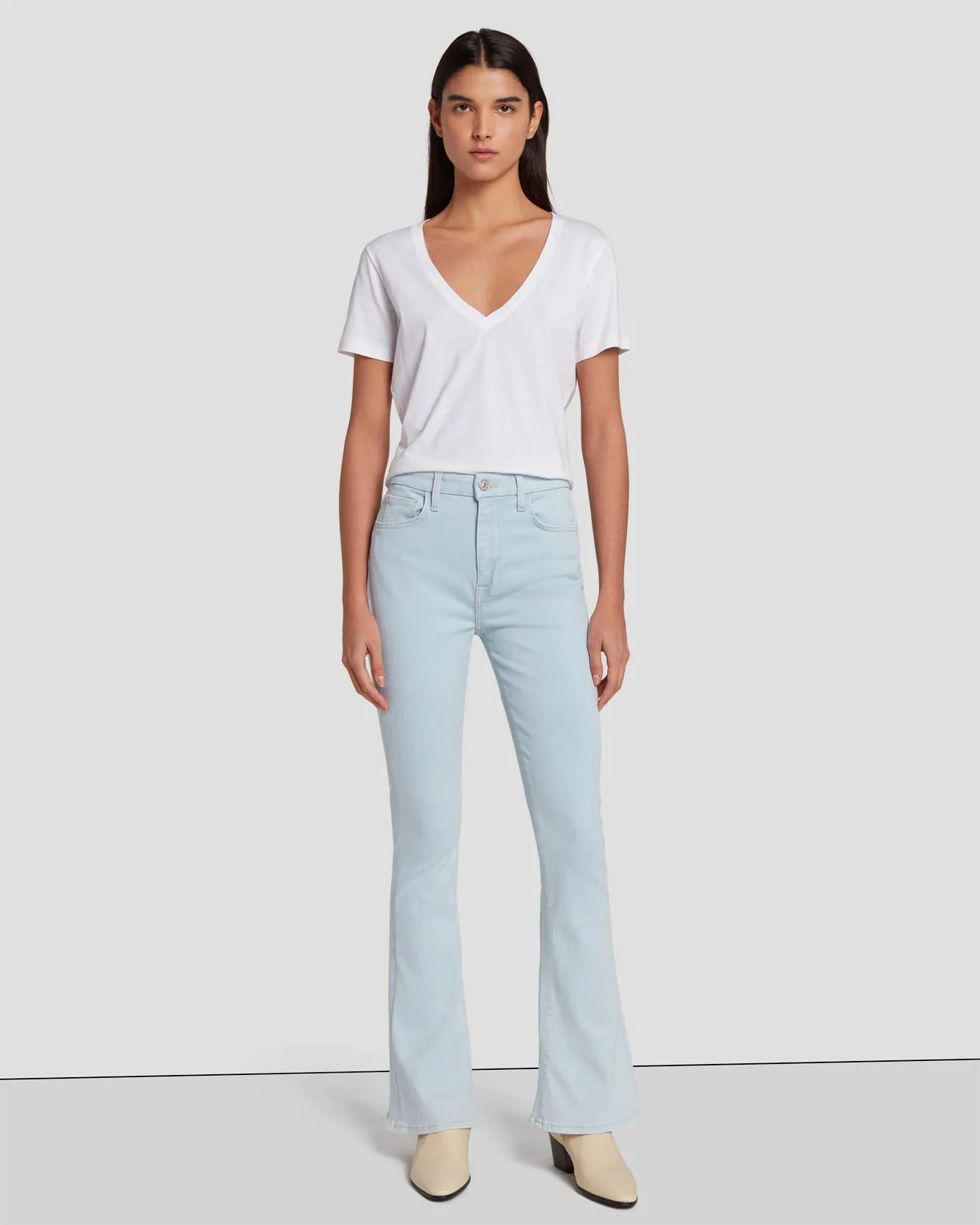 Tailorless No Filter UHR Skinny Bootcut in Peretti sold by 7 For All Mankind