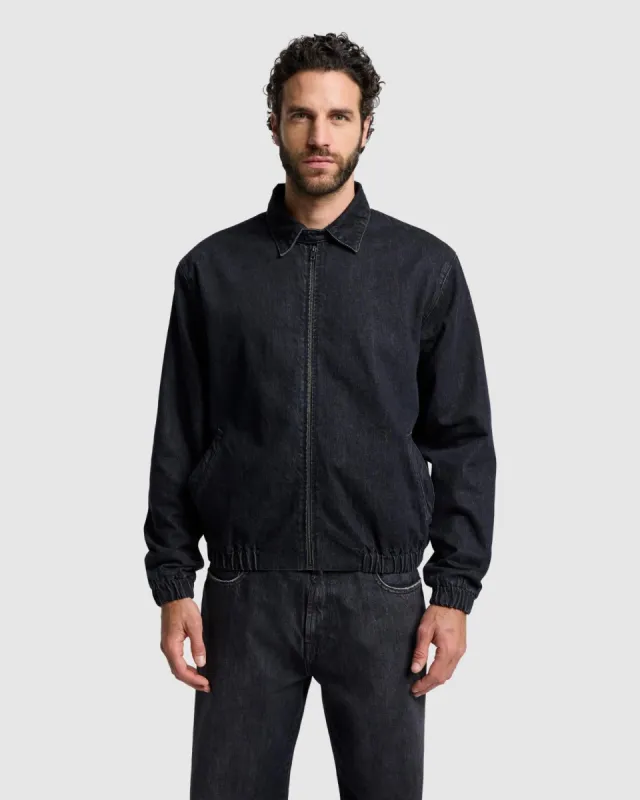 Denim Harrington Jacket in Major sold by 7 For All Mankind