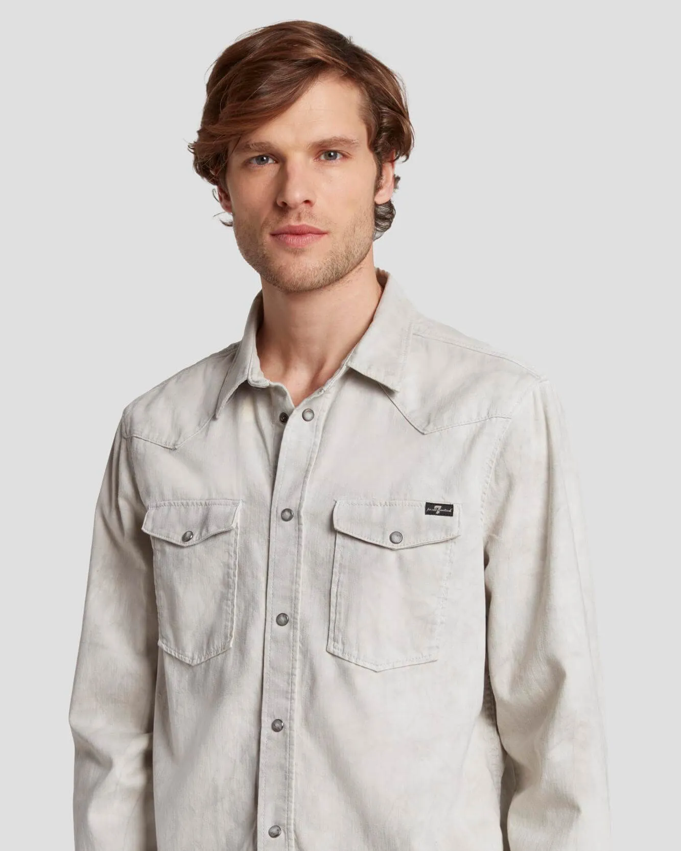 Western Shirt in Stay Afloat sold by 7 For All Mankind product image thumbnail 3