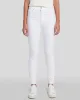 Slim Illusion High Waist Ankle Skinny in Luxe White sold by 7 For All Mankind