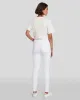 Slim Illusion High Waist Ankle Skinny in Luxe White sold by 7 For All Mankind